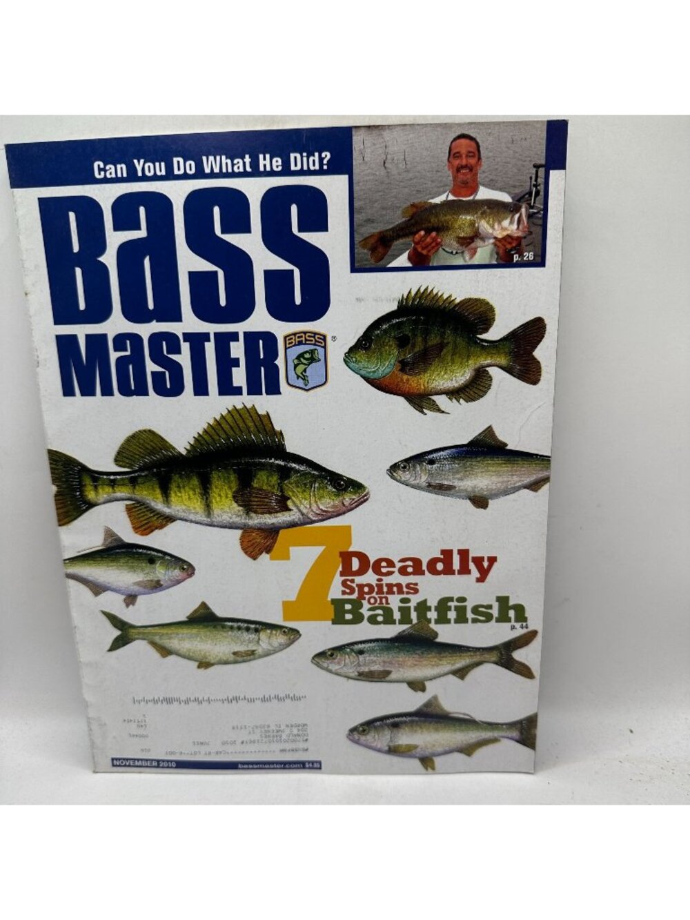 Bassmaster Magazine 7 Deadly Spins On Baitfish November 2010 Fishing & Outdoors